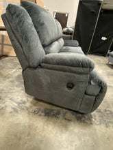 Load image into Gallery viewer, Clonmel Charcoal 2-Seat Reclining Sofa
