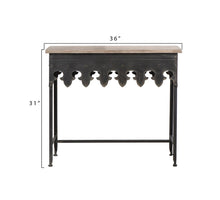 Load image into Gallery viewer, Knowle 36” Solid Wood Console Table in Grey #5536
