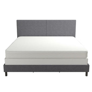 Mendez Upholstered Panel Standard Bed Queen Gray(1315)