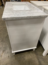 Load image into Gallery viewer, 36&quot; Single Sink Vanity White with Marble Top
