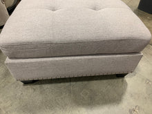 Load image into Gallery viewer, Tufted ottoman with detachable pillow top
