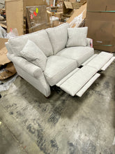 Load image into Gallery viewer, Doug Power Reclining 67&quot; Rolled Arm Loveseat Dove
