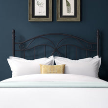 Load image into Gallery viewer, Dark Gray Crocker Queen Open-Frame Headboard 198CDR
