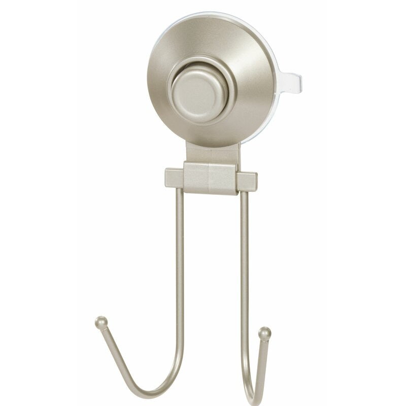 Everett Push Lock Suction Double Hook (set of 2) 355 DC