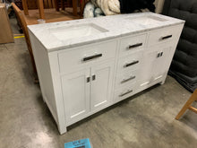 Load image into Gallery viewer, Kazanovicz 60” bathroom vanity * AS IS
