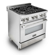 Load image into Gallery viewer, ZLINE 30&quot; 4 cu ft. Freestanding Dual Fuel Range Stainless Steel(687)

