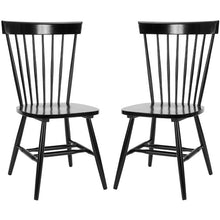 Load image into Gallery viewer, Parker Dining Chairs Set of 2 Black 666CDR
