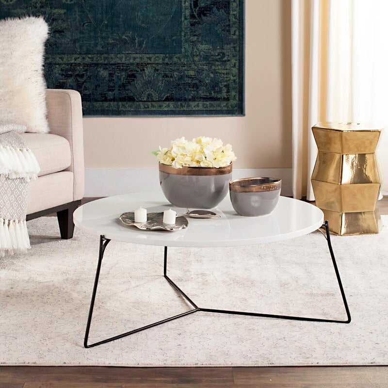 Mae Frame Coffee Table Lacquer White(1138)