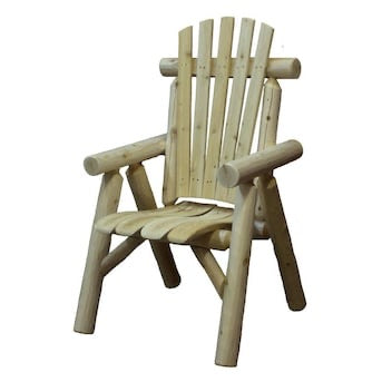 Lakeland Mills Cedar Wood Outdoor Chair Natural(550)