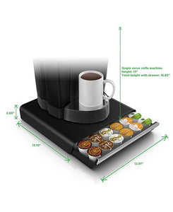 Mind Reader 36 Capacity K-Cup Single Serve Coffee Pod Storage Drawer Organizer #170HW