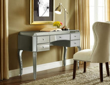 Load image into Gallery viewer, 5 Drawer Mirrored Desk, #6919
