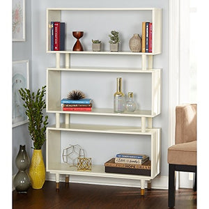 Simple Living Margo Mid-Century 3-shelf Bookshelf Simple Living Margo Mid-Century 3-shelf Bookshelf White(420)