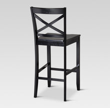 Load image into Gallery viewer, 29” Carey Hardwood Barstool-Black #3100
