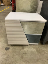 Load image into Gallery viewer, Mirrored 2 Drawer Nightstand
