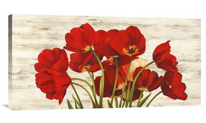 'French Tulips' by Serena Biffi Painting Print on Wrapped Canvas #282HW