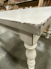 Load image into Gallery viewer, Aberdeen Weathered Worn White Extendable Rectangular Dining Table
