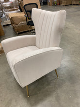 Load image into Gallery viewer, Ava Armchair-Ivory #284-NT *AS IS*
