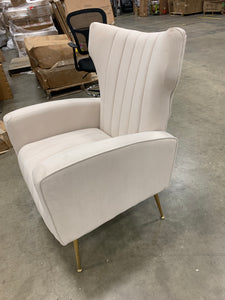 Ava Armchair-Ivory #284-NT *AS IS*