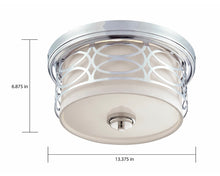 Load image into Gallery viewer, Addisin 2-Light 13.375” Unique/Statement Drum #44-NT
