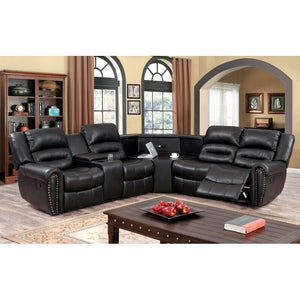 Ricore 109" Symmetrical Reclining Sectional Espresso