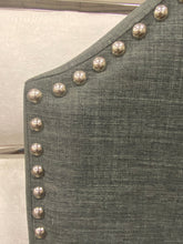Load image into Gallery viewer, Clara Upholstered Panel Headboard Full Dark Gray
