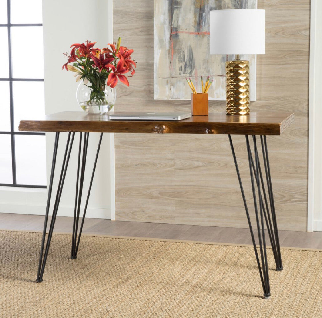 Remington Live Edge Desk *AS IS* #4557