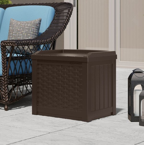 Wicker 22 Gallon Resin/Plastic Deck Box #59-NT