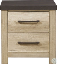 Load image into Gallery viewer, Barnwood Brown Drawer Nightstand
