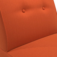 Load image into Gallery viewer, Klein Slipper Chair - Orange 100% Polyester - #100CE
