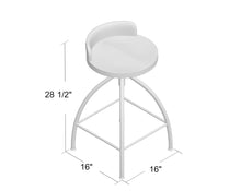 Load image into Gallery viewer, Molinaro Adjustable Height Bar Stool #37-NT
