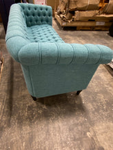 Load image into Gallery viewer, Capps Chesterfield Sofa Teal
