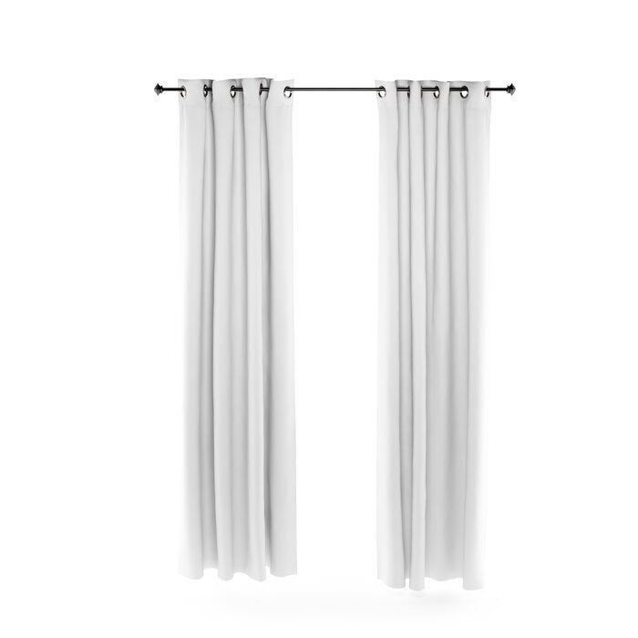 Sherri Solid Blackout Curtains Set of 2 136 DC