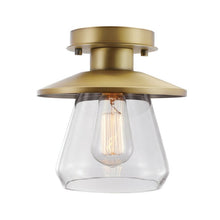 Load image into Gallery viewer, Michael 1 - Light 8" Simple Bell Semi Flush Mount #97HW
