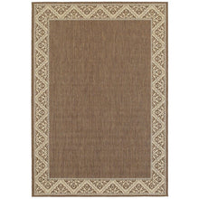Load image into Gallery viewer, Lachapelle Ikat Flatweave Espresso Indoor/Outdoor Area Rug 7’10” x 10’(2119RR)

