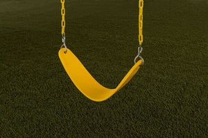Plastic Belt Swing seat with chains-Yellow #86-NT