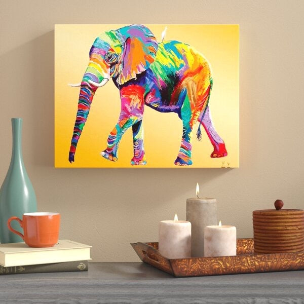 ‘The Ride’ Graphic Art Print on Canvas 18x24 #85-NT
