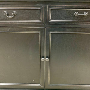 Hargrave Black 2 Door Accent Cabinet