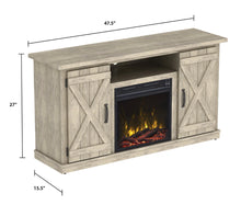 Load image into Gallery viewer, Lorraine TV Stand for TV’s up to 55” with electric fireplace #3134
