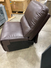 Load image into Gallery viewer, Saul Faux Leather Armless Chair ONLY Dark Brown
