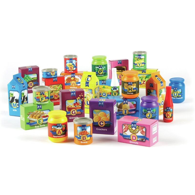 Essentials 26 piece A to Z Alphabet Grocery Set #73-NT