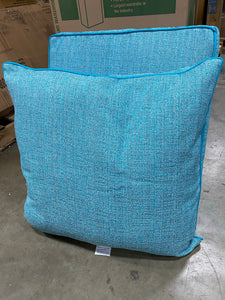 Outdoor Collection Deep Seating 2pc Outdoor/Indoor Chair Cushions 4pk Teal(1639RR-2boxes)