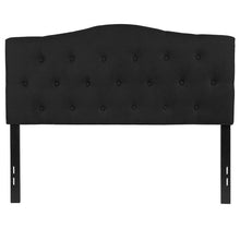 Load image into Gallery viewer, Fuente Upholstered Panel Headboard Full Black(1284)
