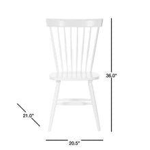 Load image into Gallery viewer, Riley White Wood Dining Chair (Set of 2) -#201CE
