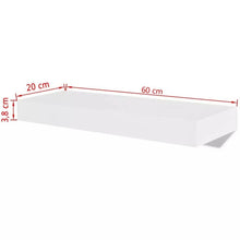 Load image into Gallery viewer, Dunbar Floating Shelves Set of 4 White(1469-2 boxes)
