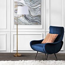 Load image into Gallery viewer, Nadia 64.25 in. Gold Floor Lamp with Off-White Shade #588HW
