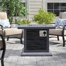 Load image into Gallery viewer, Bettine Stone Propane Gas Fire Pit Table Gray(1125)
