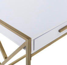 Load image into Gallery viewer, Elaine Modern/Contemporary White Writing Desk
