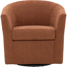 Load image into Gallery viewer, Hansell Upholstered Swivel Barrel Chair
