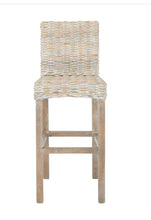 Load image into Gallery viewer, Tobie 43.31 in. Gray White Wash Bar Stool #2417HW

