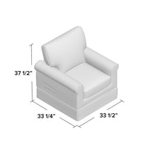 Load image into Gallery viewer, Schumann Swivel Armchair White(959)

